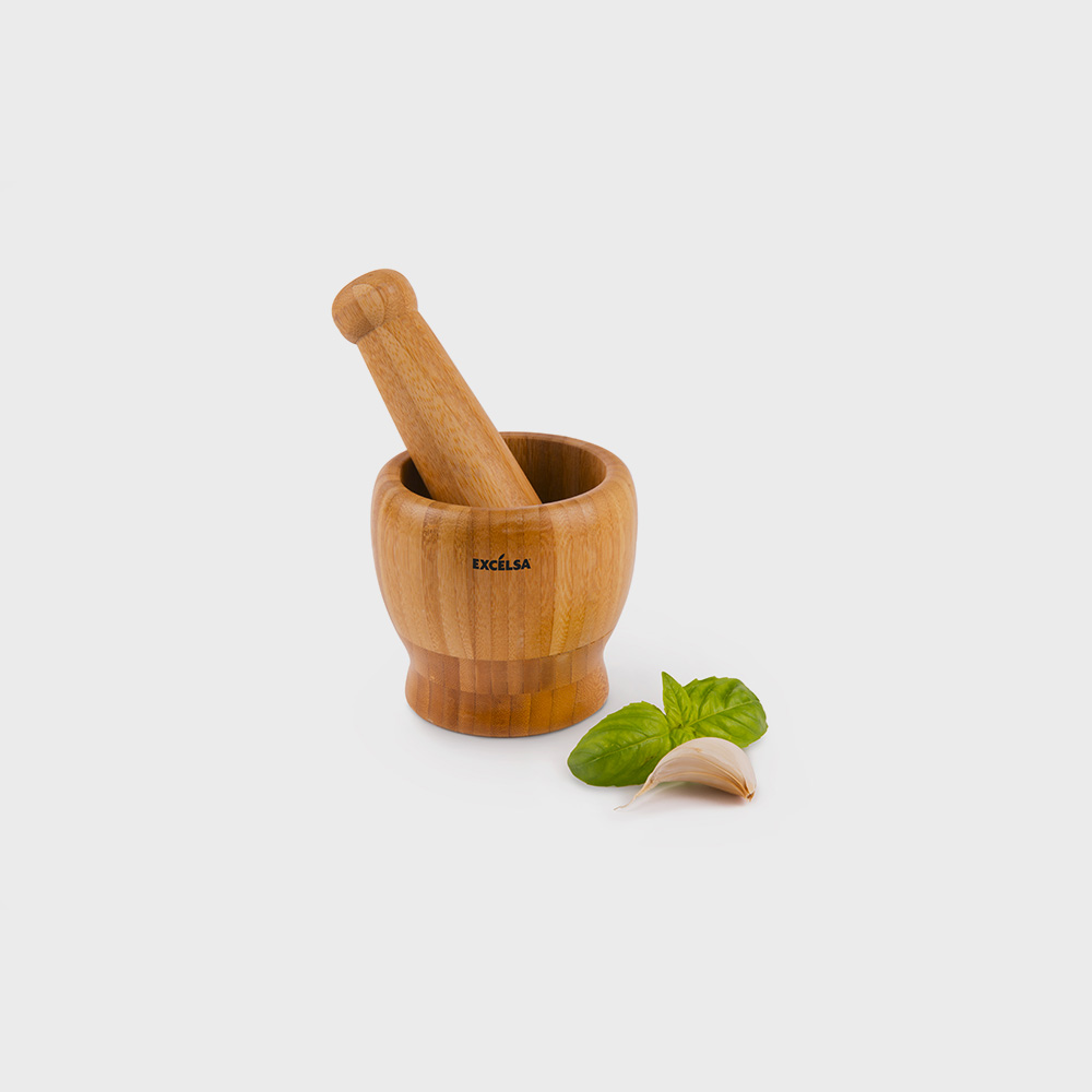 Mortaio cco living 10 cm bambù