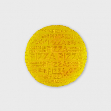 Piatto pizza cm 33 giallo