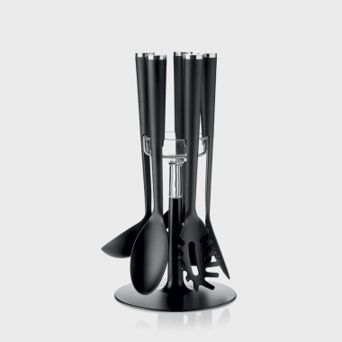 Set 5 mestoli con base  cooking