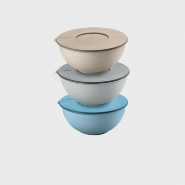 Set 3 contenitori cm16 con coperchi everywhere